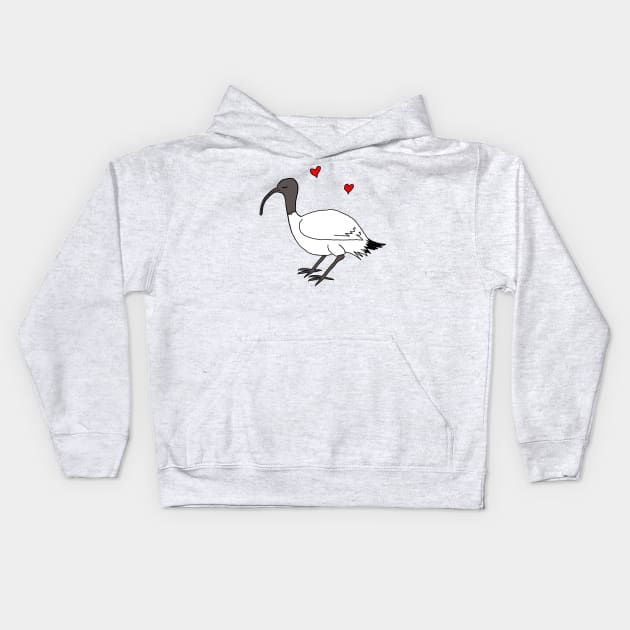 Ibis Love Kids Hoodie by wanungara